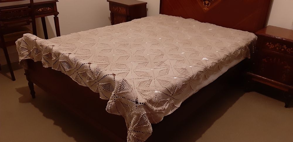 Colchas em crochê / renda