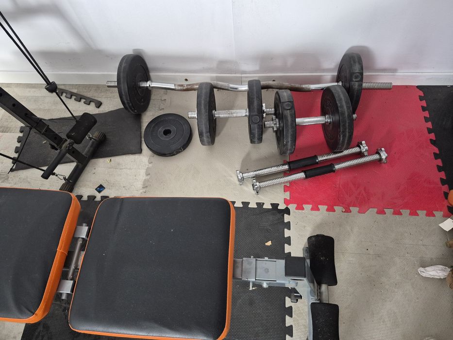 Siłownia sztang,ławka,obciążenia