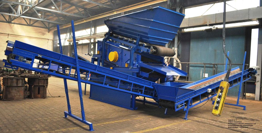 Przesiewacz wibracyjny PWK 1230-2 do żwiru, węgla, ziemi, recyklingu.