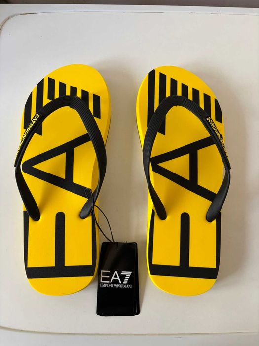 Emporio Armani EA7 XCQ004 japonki zółto czarne