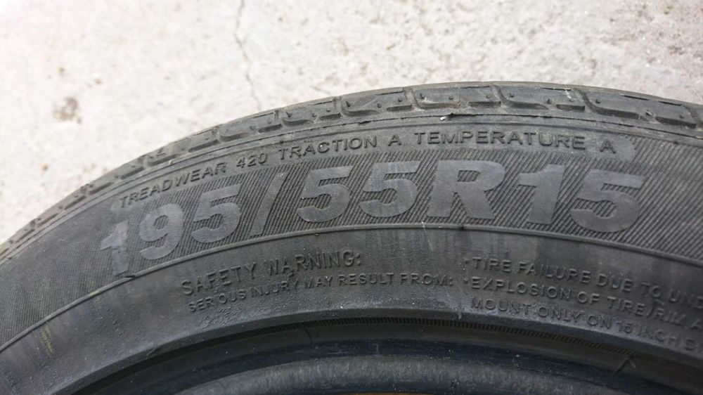 Pneus 195/55R15 usados