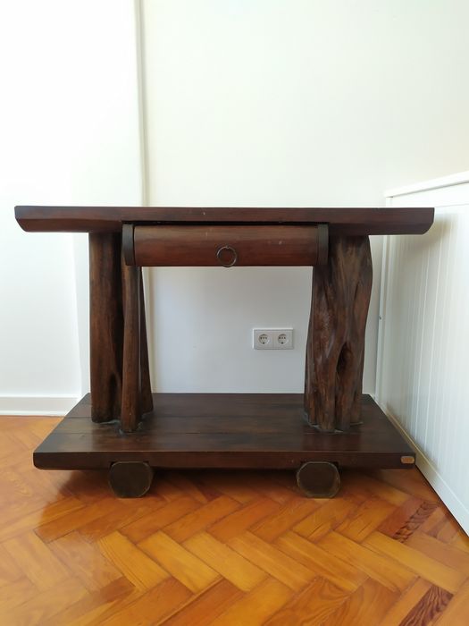 Mesa/secretária madeira maciça