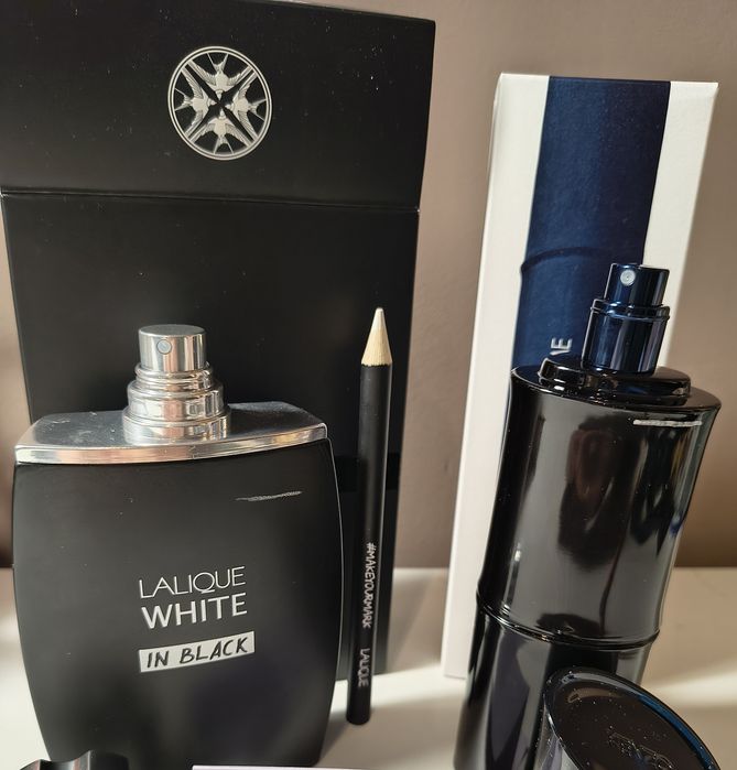 Kenzo Homme Eau de Parfum + Lalique White in Black