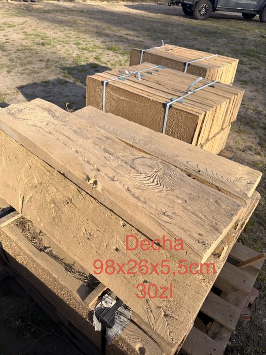 Płyta chodnikowa - Imitacja deski - BETON