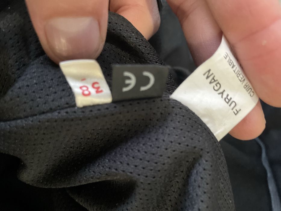 Calças Motard de pele Furygan