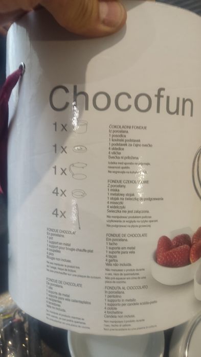 Chocofun kit fondue de chocolate novo