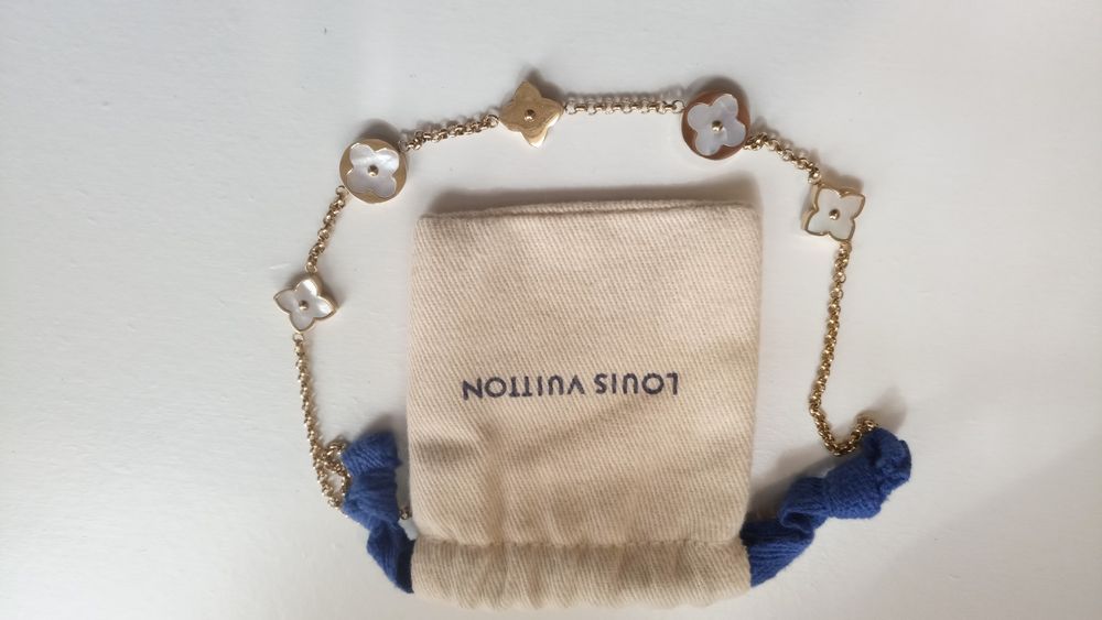 Jóias CONJUNTO Louis Vuitton aço, madrepérola e ouro 24K