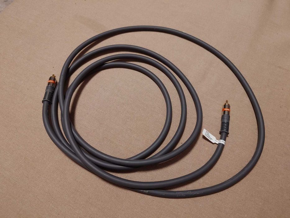Kabel przewód koaksjalny coaxial RCA chinch SPDIF 3 m ofc złoto 75 ohm