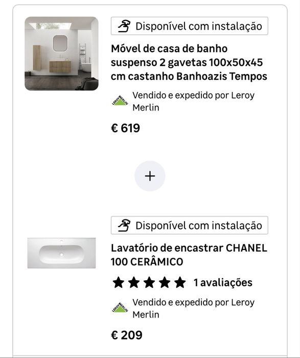 Moveis casa de banho
