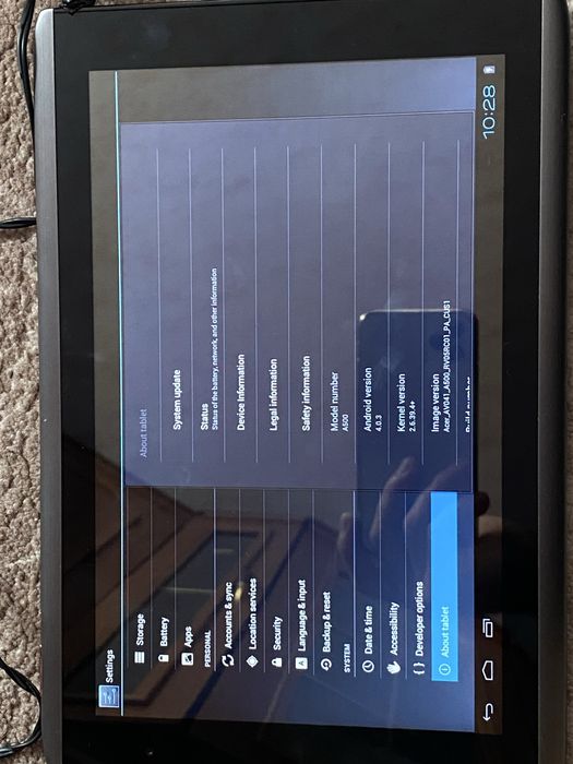 Планшет Acer A500