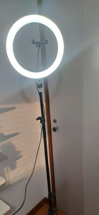 Ring light como novo