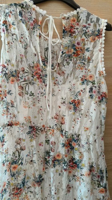 Orsay śliczna koronkowa sukienka w kwiaty rozmiar 42