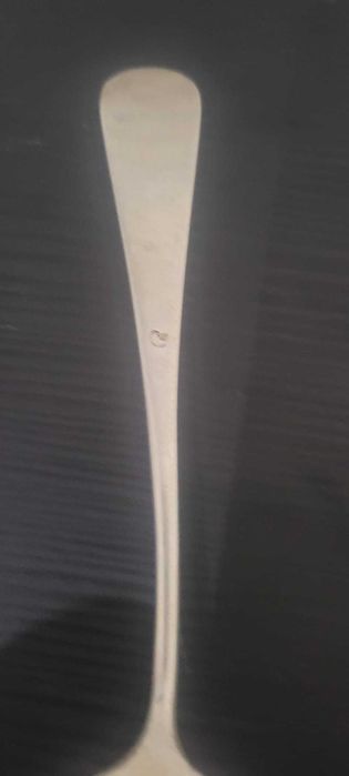 Colher Antiga em Prata Portuguesa Contrastada - 38g