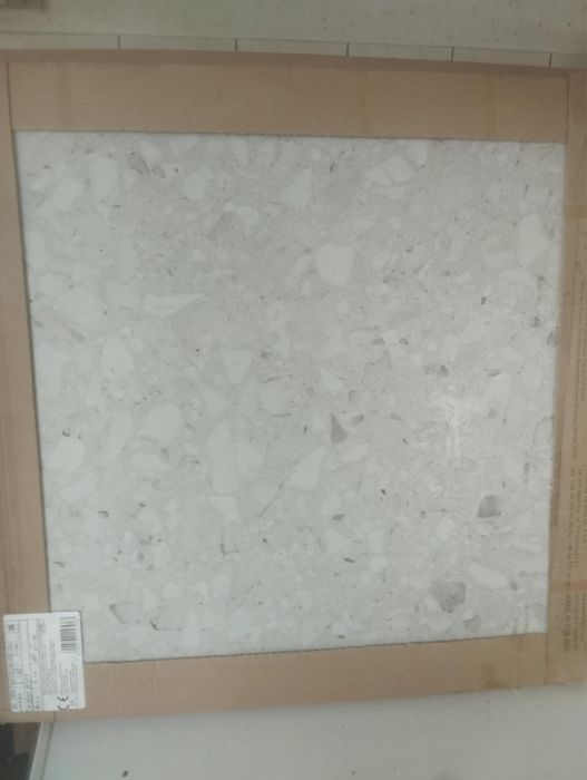 Płytki terazzo white 60x60 paradyż