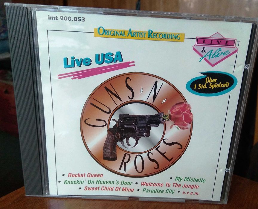 Guns N' Roses - Live USA - Аудио CD , Европа VG+ из коллекции,редкий !