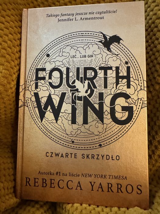 Rebecca Yarros - Fourth Wing Czwarte Skrzydło barwione brzegi