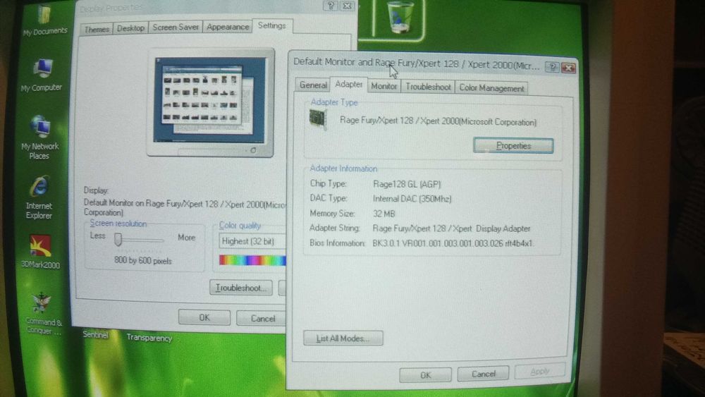 [PC Vintage] Placa de video AGP - ATi Rage Fury 128