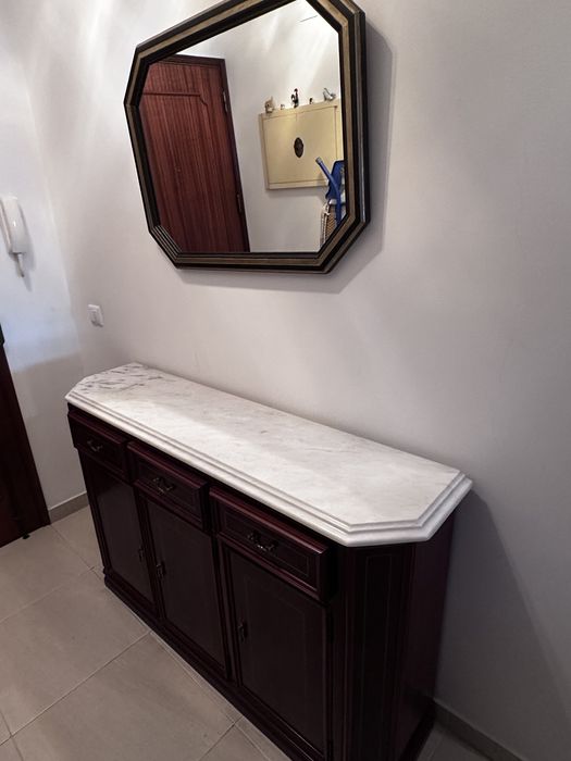 Móvel de madeira/espelho