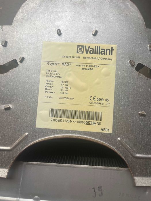Atmomag Mini Vaillant para peças