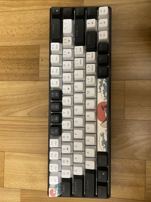 60% механическая игровая клавиатура на синих свичах