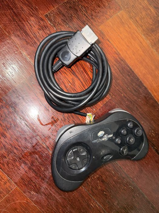 Sega Saturn + Comando Original – Comando com Anomalia