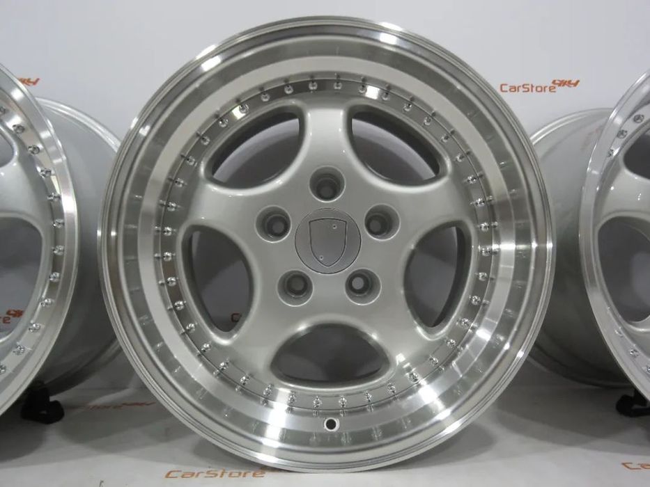 Jantes Porsche 18'' 8 et 50 + 9.5 et 50 5x130 Silver