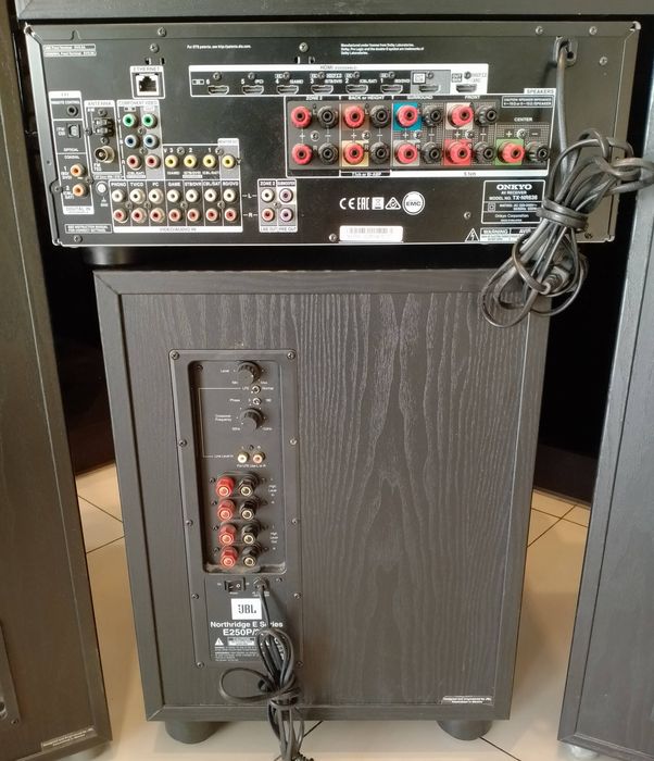 Kino Domowe Onkyo Kolumny JBL Subwoofer Aktywny