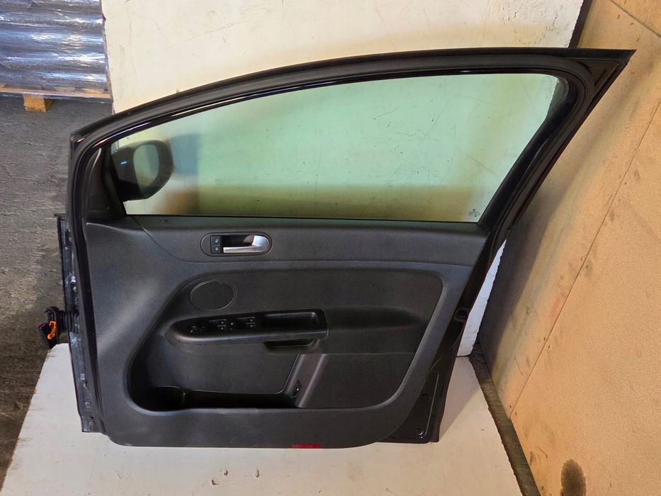 drzwi kompletne prawe przednie przód lc9x czarne golf v plus