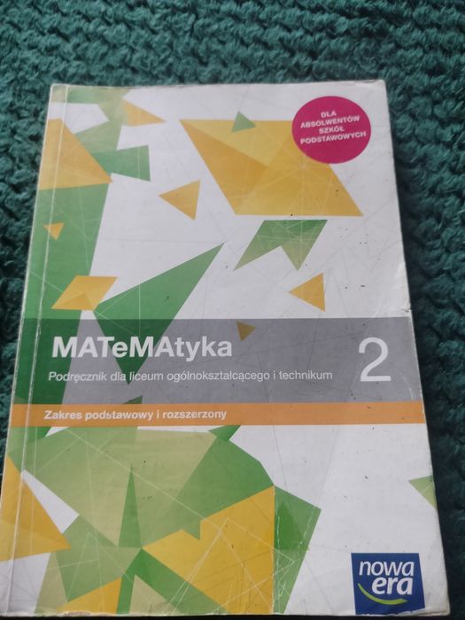 Matematyka 2 poziom rozszerzony Nowa era