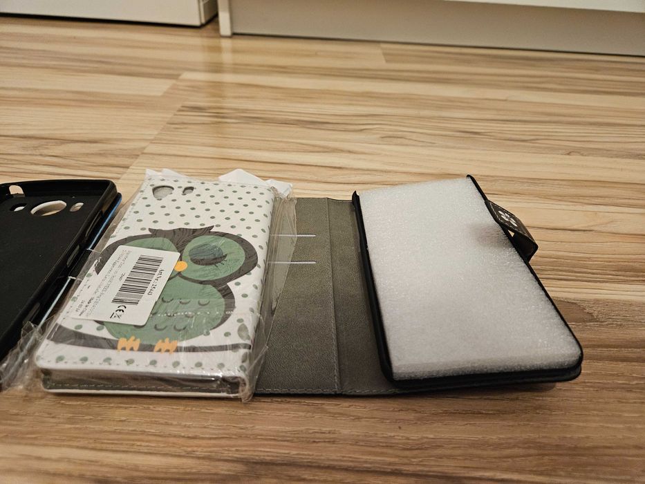 4 Szt Etui Kabura Na Telefon Huawei Sony Samsung Sowa Motyl Kwiat Nowe