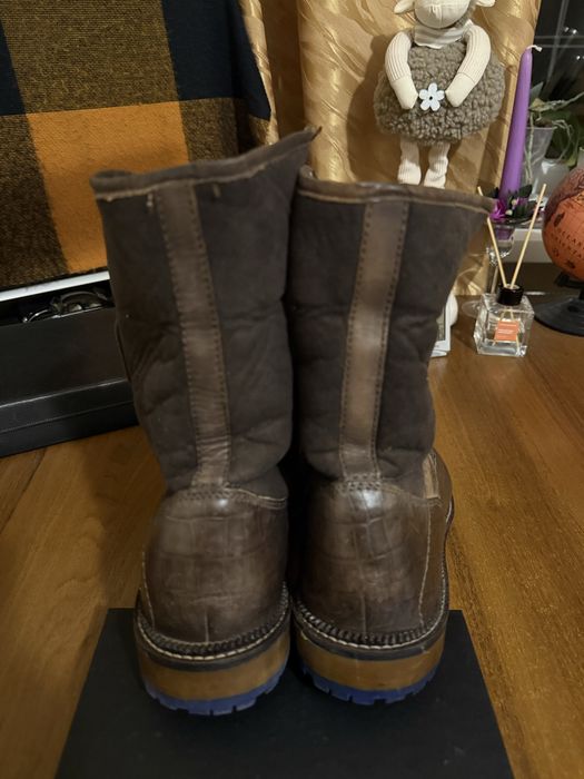 Ботінки Bugatti зимові, натуральна замша, овчина, 45 розмір (нові)