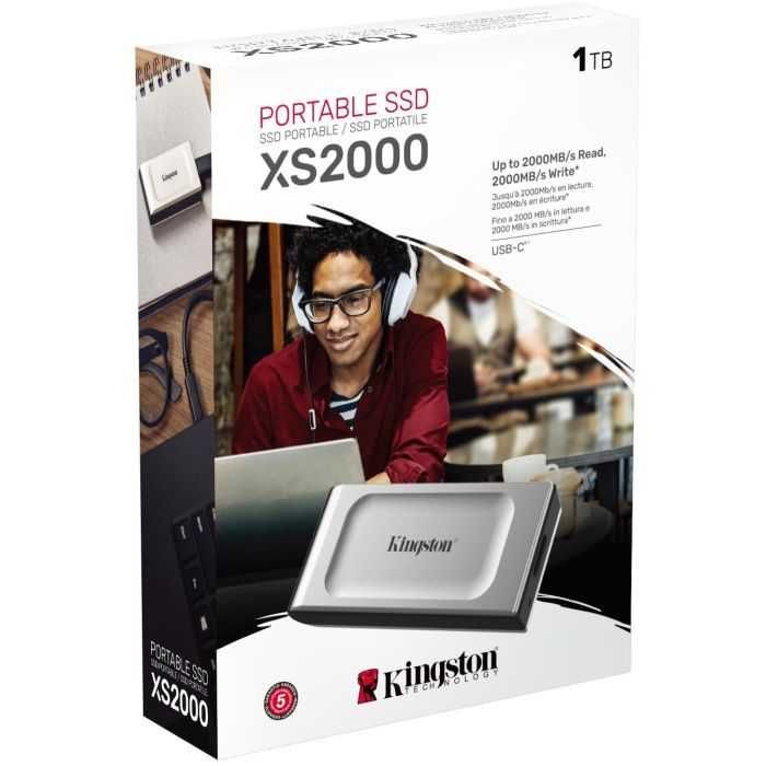 Накопичувач SSD USB 3.2 1TB Kingston (SXS2000/1000G)