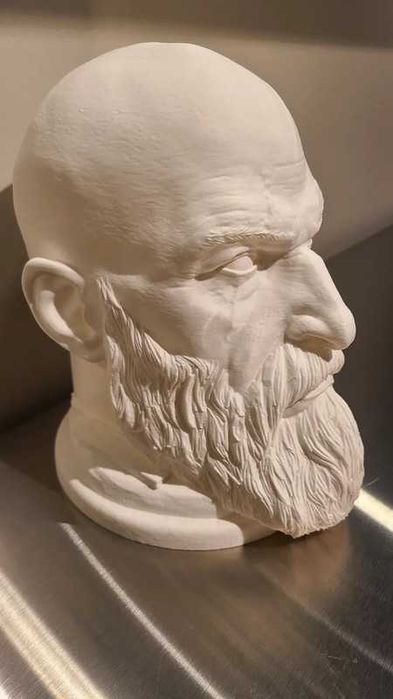 suporte para headphones da cabeça do Kratos God Of War