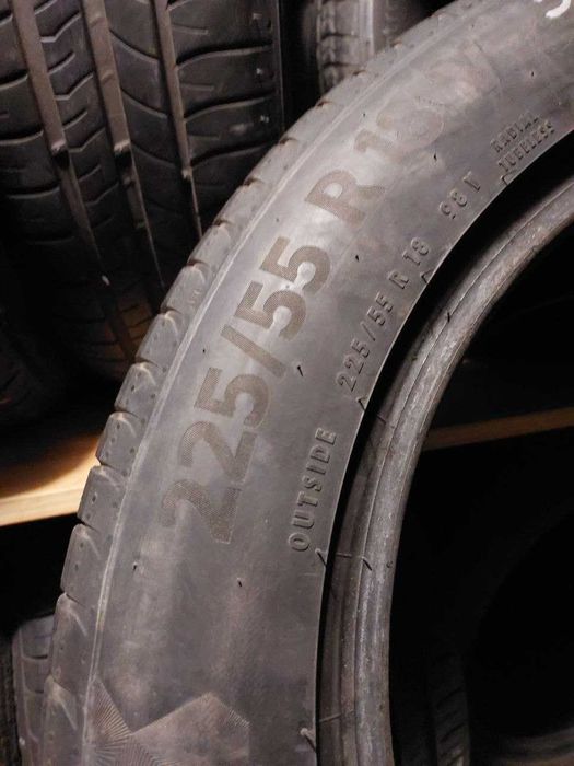 Шини 225/55 R18 пара літо Continental 6мм 2018 рік