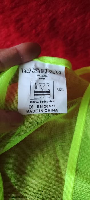 Світловідбиваючий жилет зелений, XL, XXL