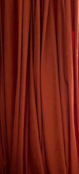 Відрізи блекаут, колір терракот.