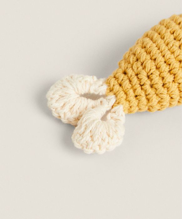 Brinquedo Peixe Croché Animais De Estimação Zara Home NOVO