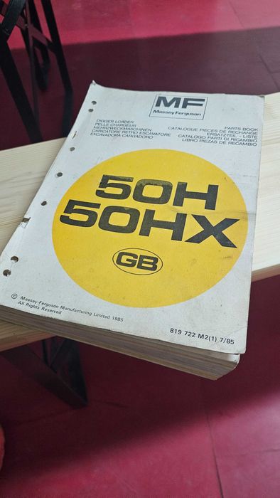 Massey Ferguson MF 50H / 50HX - Catálogo de peças