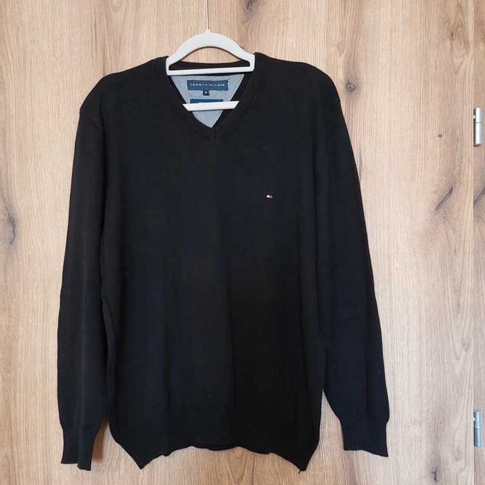 Czarny Sweter Tommy Hilfiger