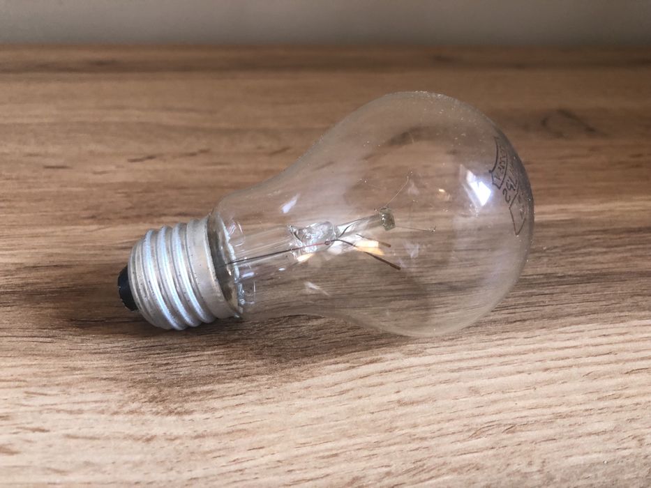 Stara żarówka Philips PRL antyk
