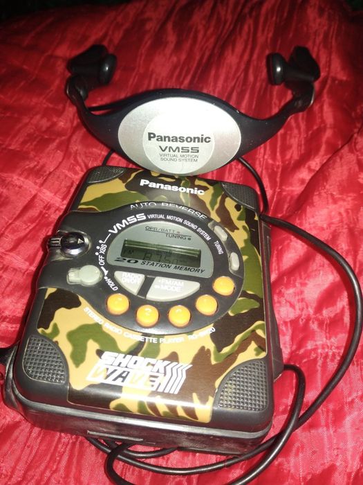 Panasonic RQ-SW20 shockwave плеєр касетний програвач кассетный защита