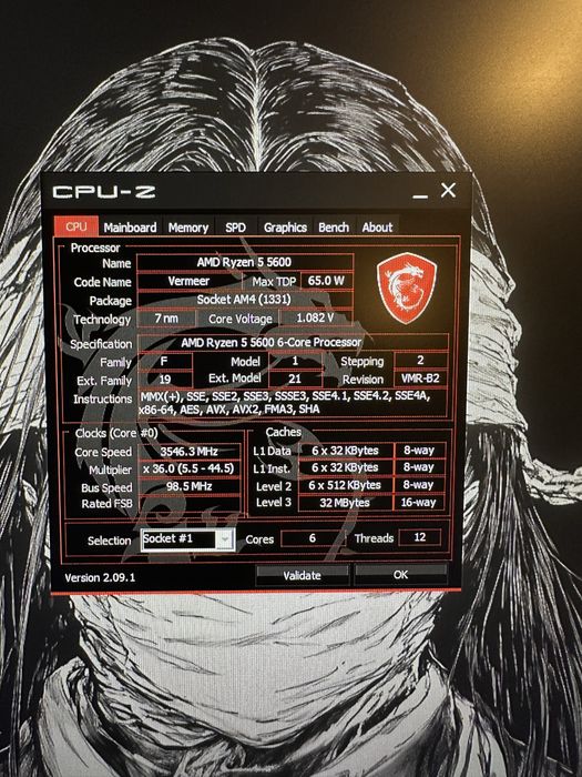Продам ryzen 5 5600 в ідеальному стані.