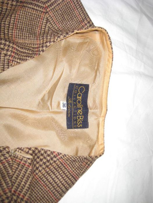 Юбка из шерстяной ткани бренда Caroline Biss