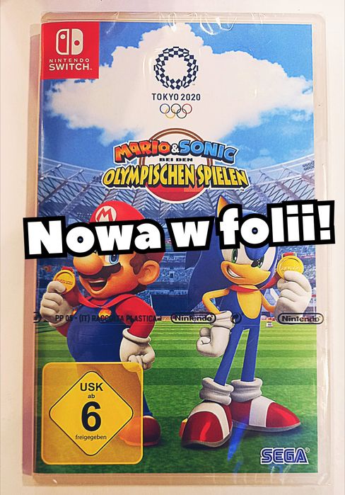 Mario Sonic Olympic Games Nintendo Switch /Nowa w folii! Sklep Chorzów