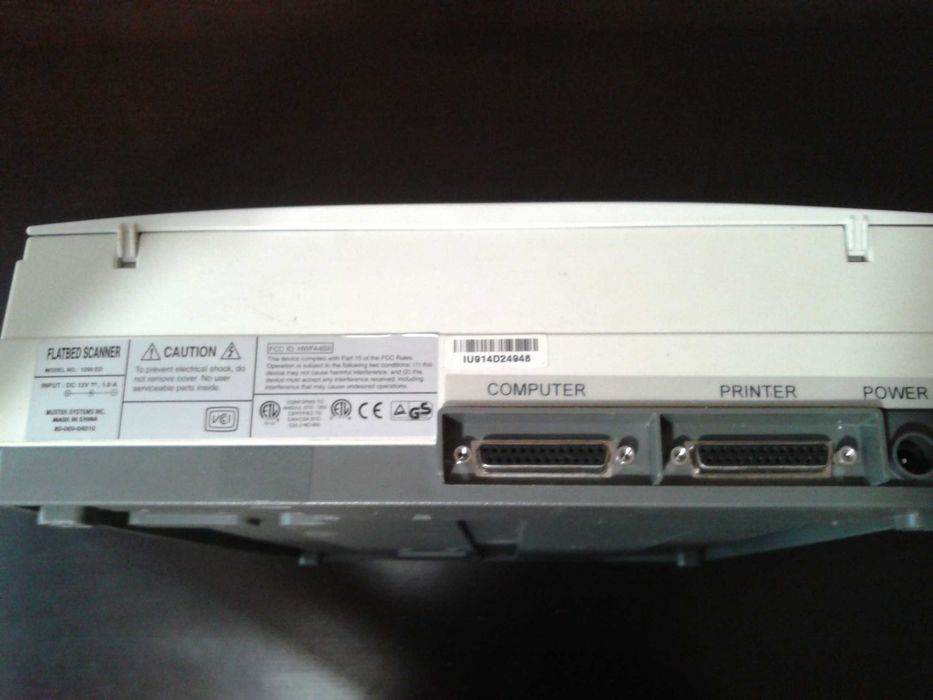Раритетный LPT-сканер Mustek Express 1200 ED