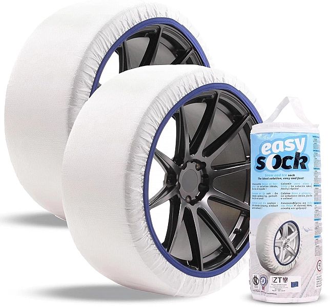 Łańcuchy Tekstylne Skarpety Śniegowe Easysock Rozmiar XL Mocne Ciche 2