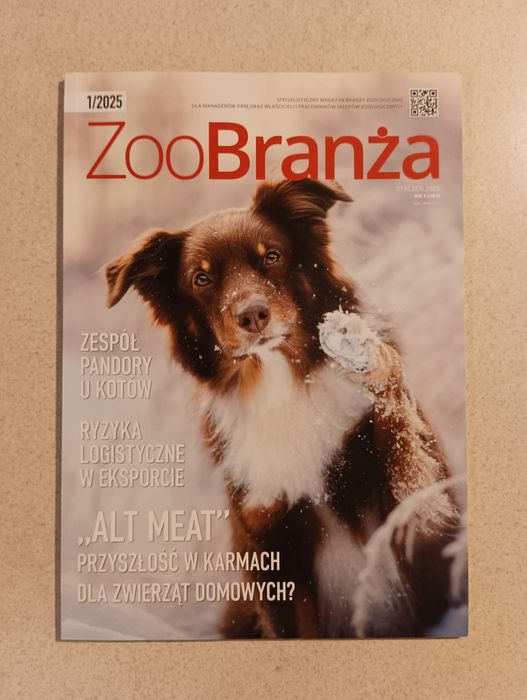 2 czasopisma "Zoo Branża" nr 1/2025 i 8/2025.