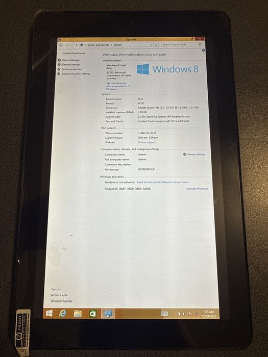 Tablet Pc RCA W101 Cambio