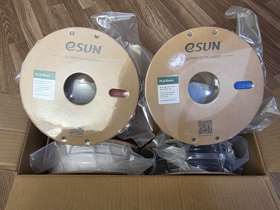 Pack 4kg Filamento PLA-Basic eSUN (Novo / Selado)