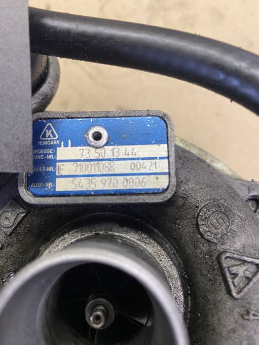 Turbosprężarka Opel Combo 1,3D